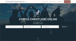 Desktop Screenshot of corpuschristijobsonline.com